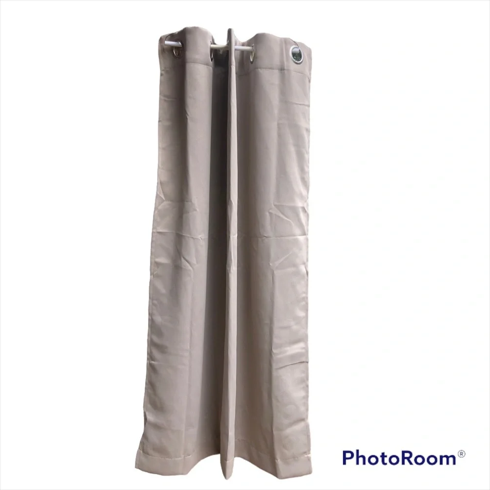 Sun Zero Curtain Panel Taupe 40” X 84”,